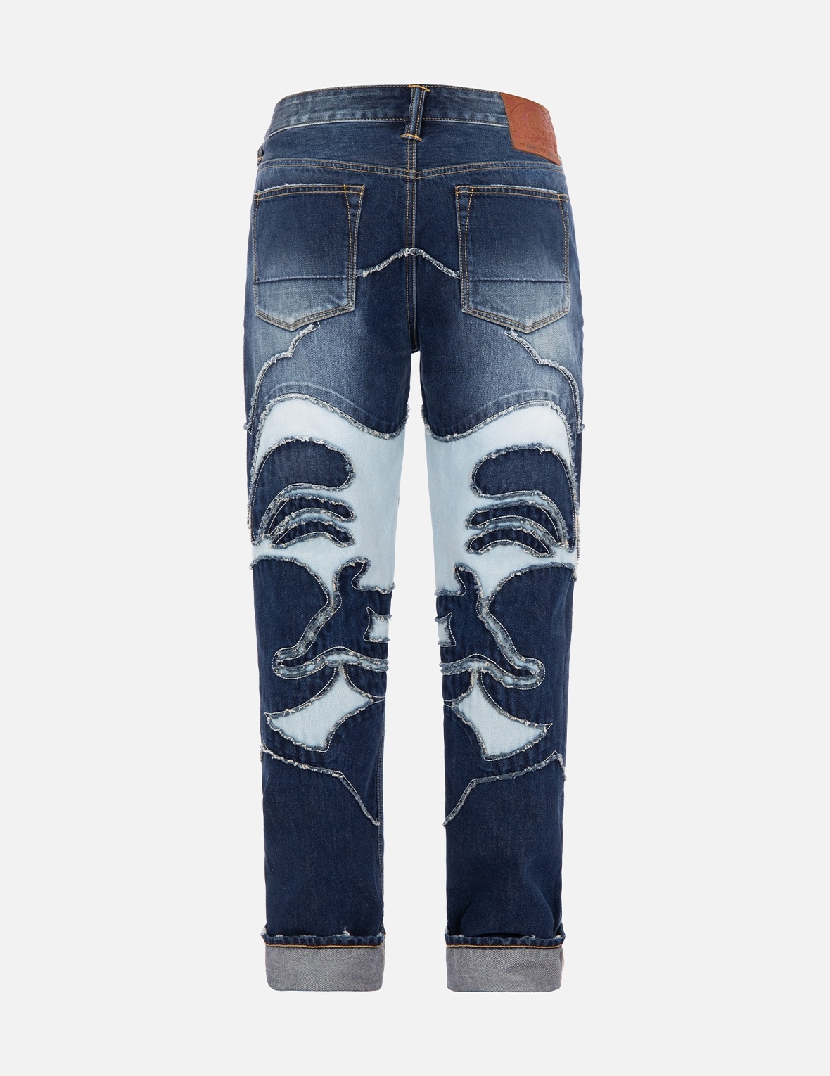 GODHEAD PATCHED SLIM-FIT JEANS #2010 - 2