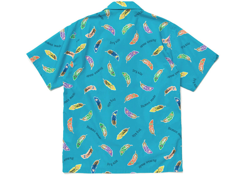 Human Made Human Made Feather Aloha Shirt Blue outlook