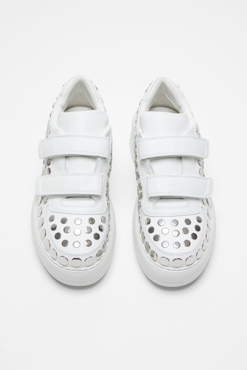 Velcro strap platform sneakers - Optic White 4