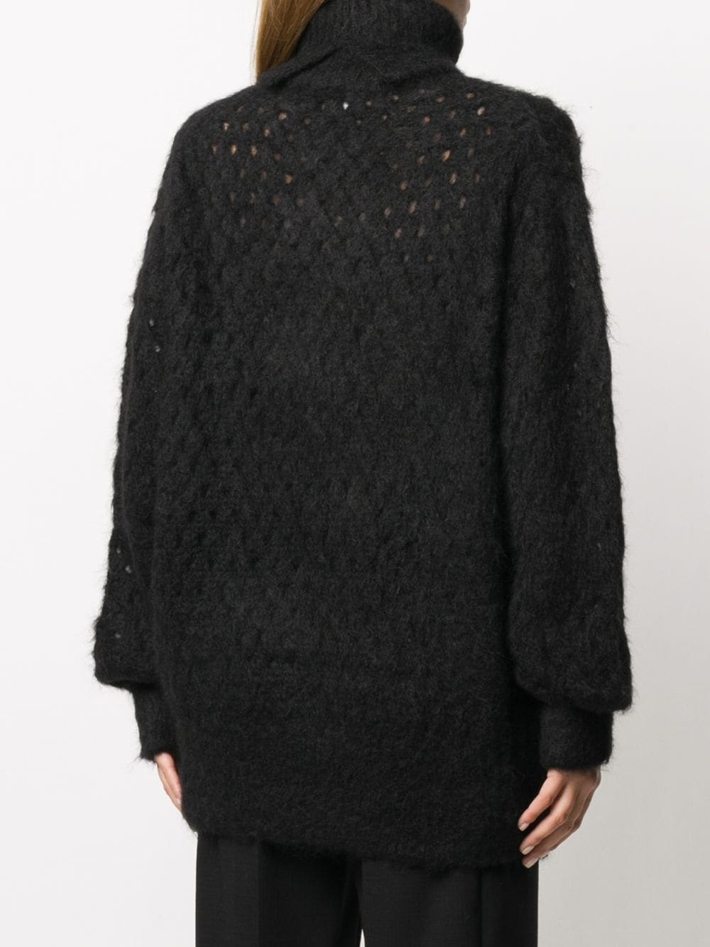 open knit jumper with rockstud detailing - 4