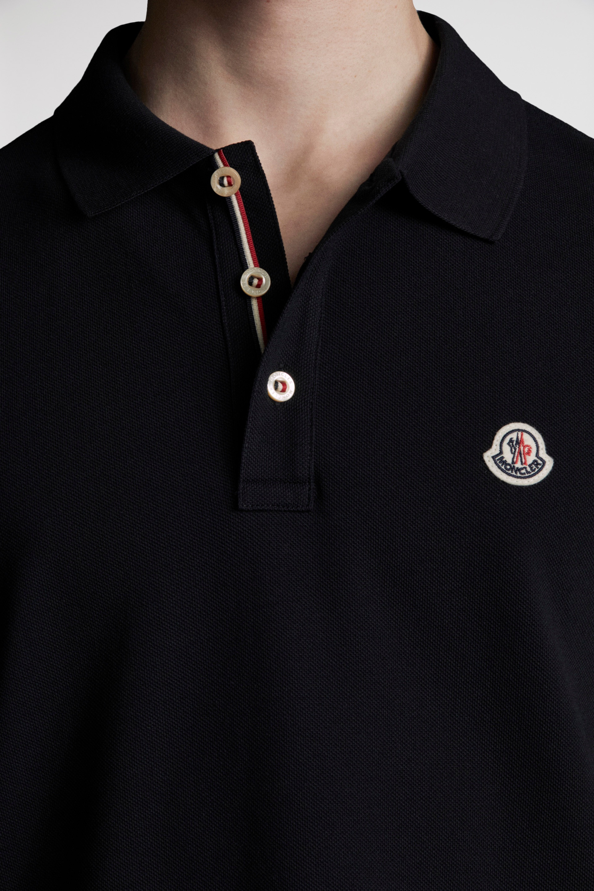 Logo Patch Cotton Polo Shirt - 4