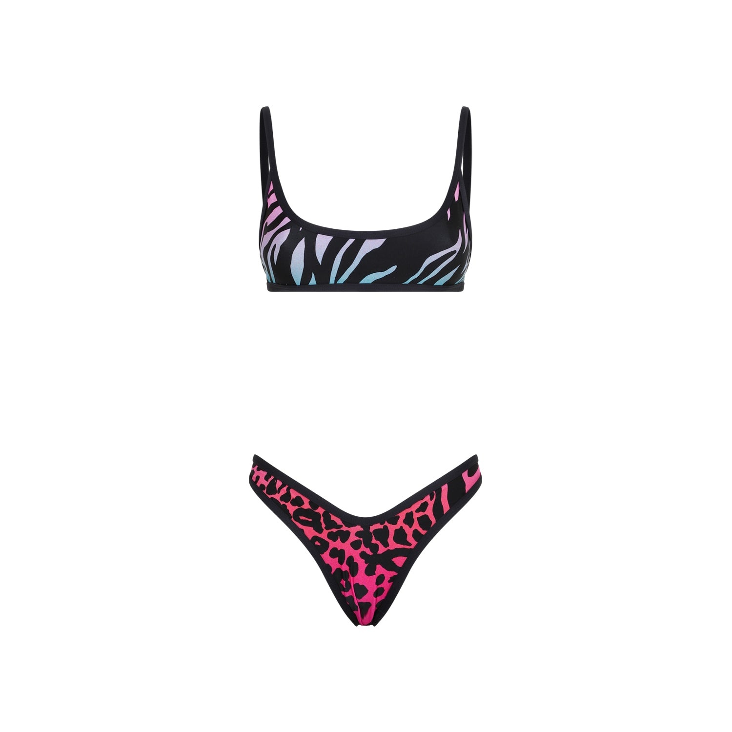 ビキニ THE ATTICO ANIMALIER BIKINI The Attico Bikini Set | Shopbop
