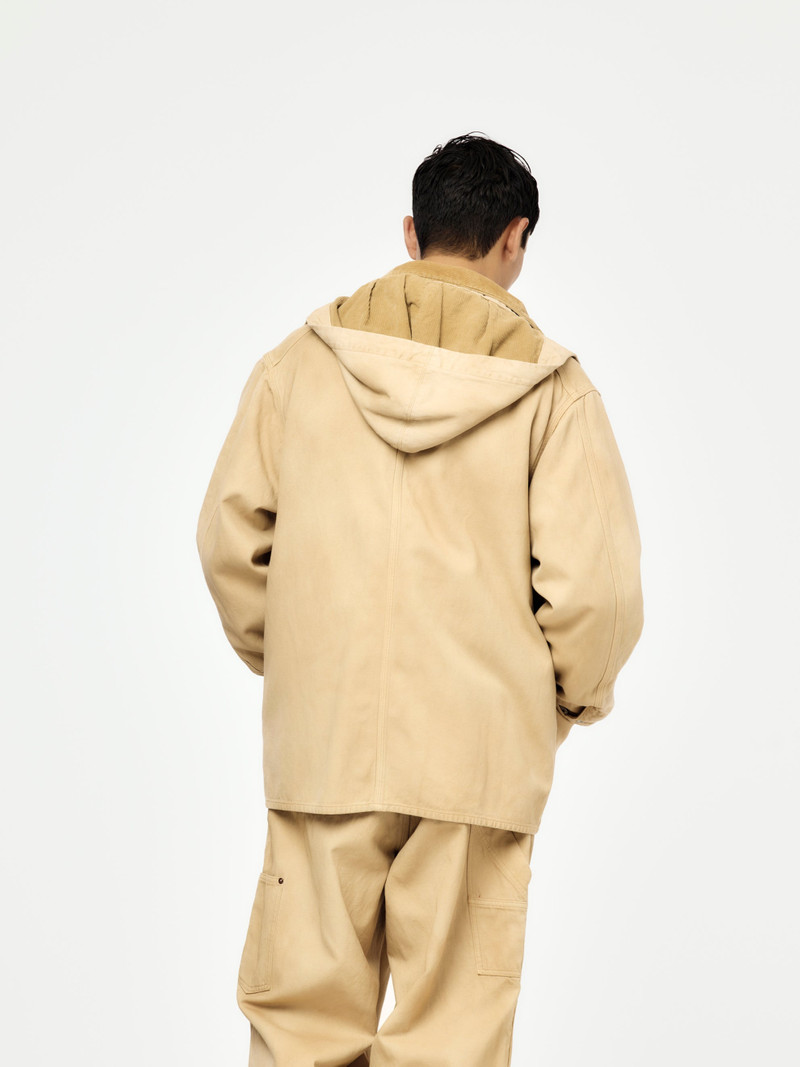 A.PRESSE VINTAGE SILK HEMP COVERALL JACKET (BEIGE) (SIS) outlook
