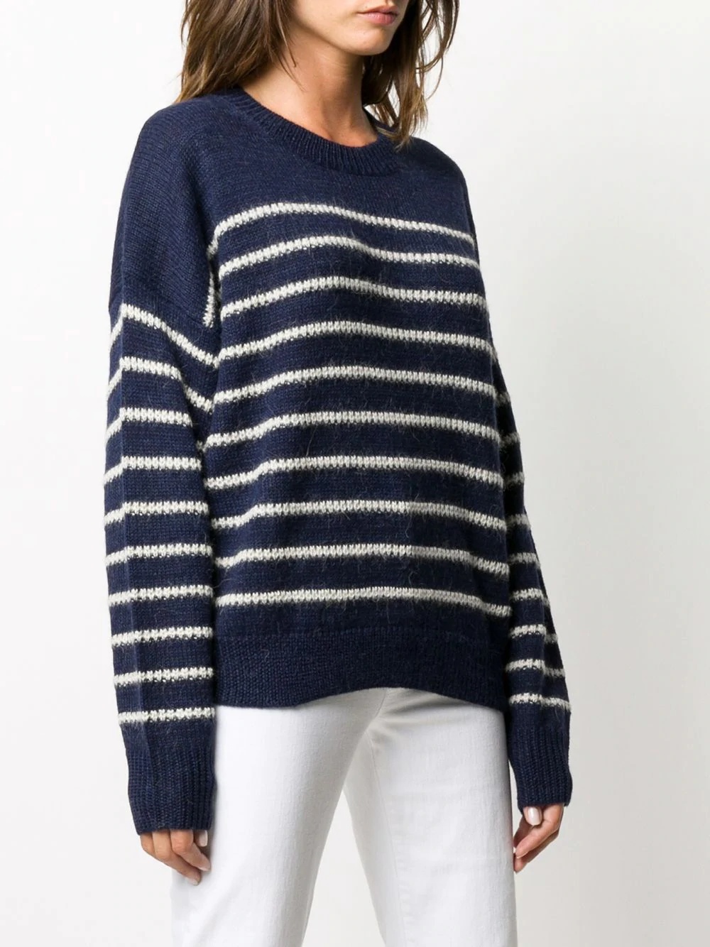 striped long-sleeve jumper - 3