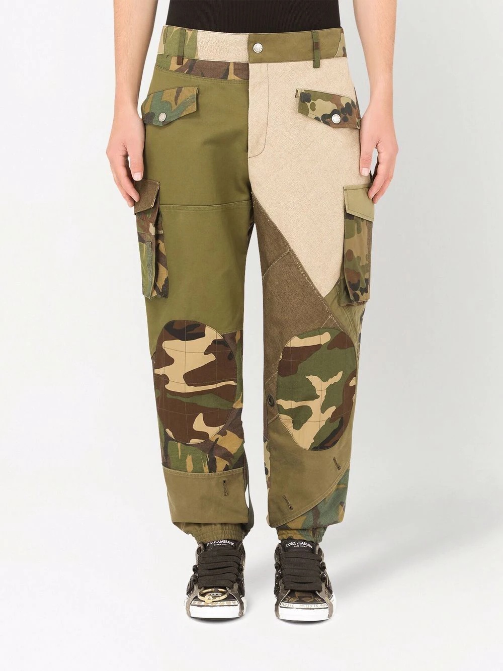 camouflage-print cargo trousers - 3