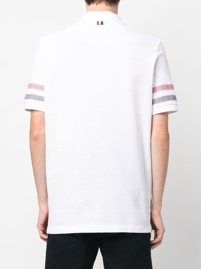 RWB Stripe cotton polo shirt 4
