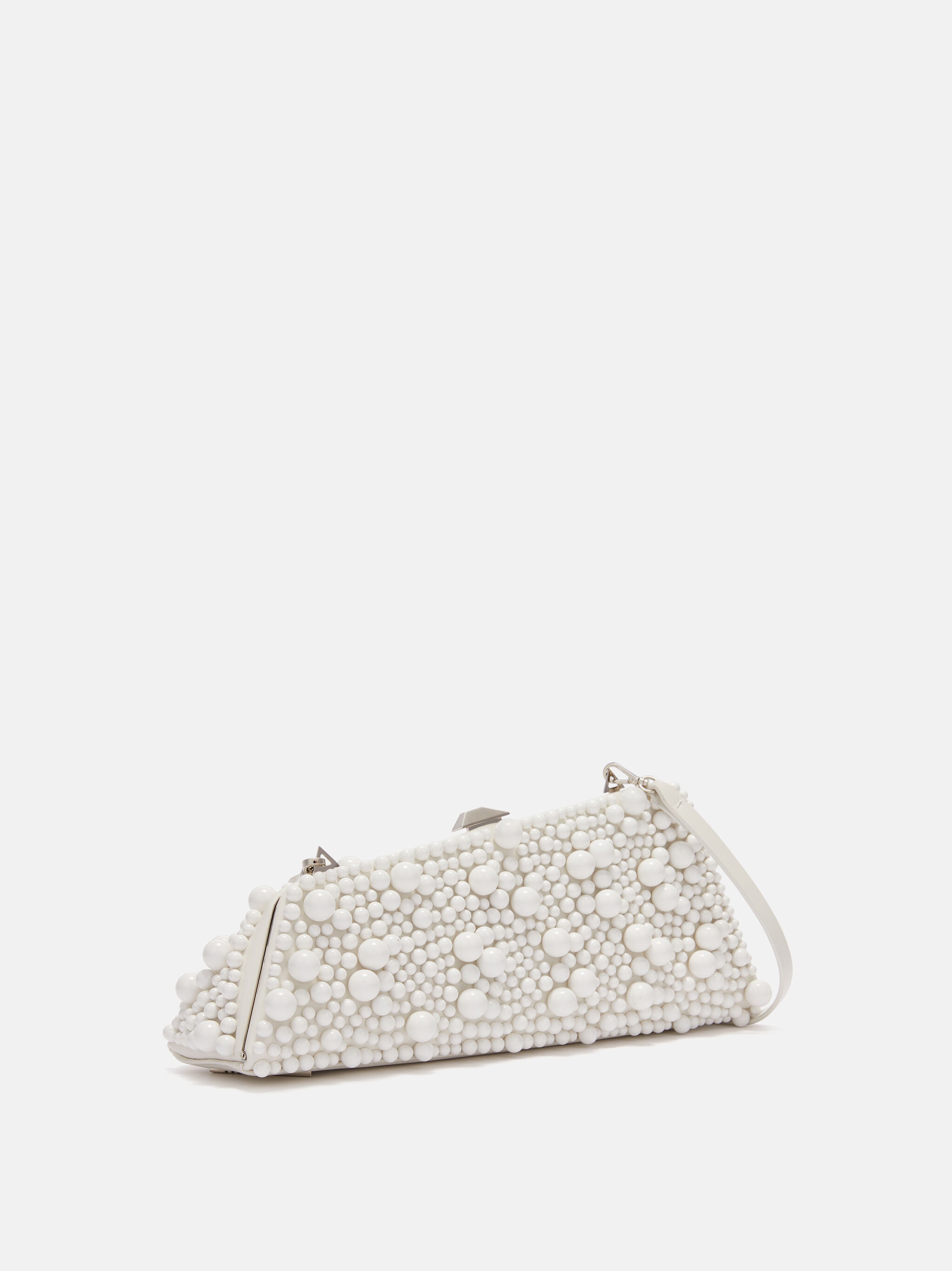 ''LONG NIGHT'' IVORY MAXI CLUTCH 3