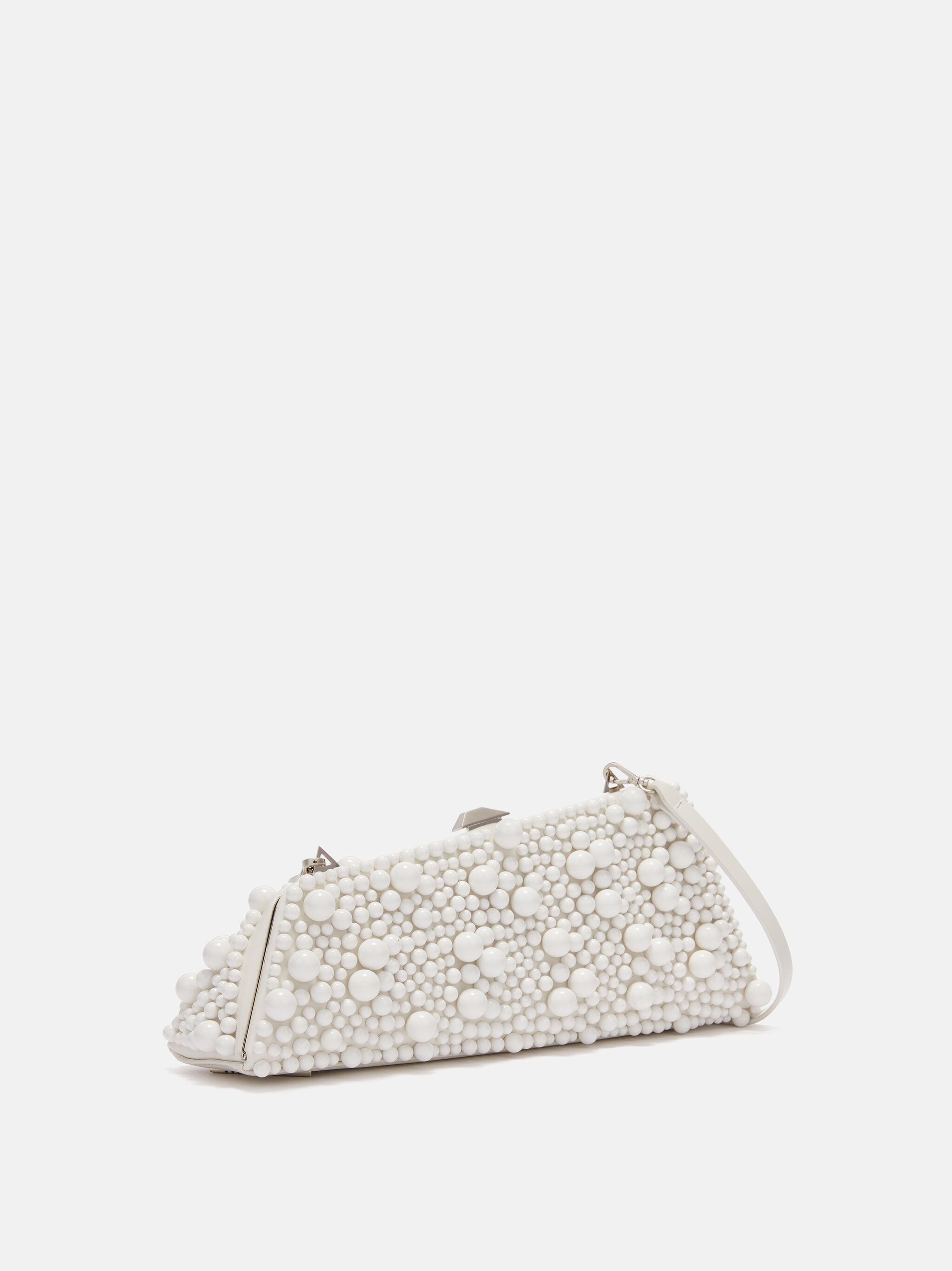 ''LONG NIGHT'' IVORY MAXI CLUTCH - 3