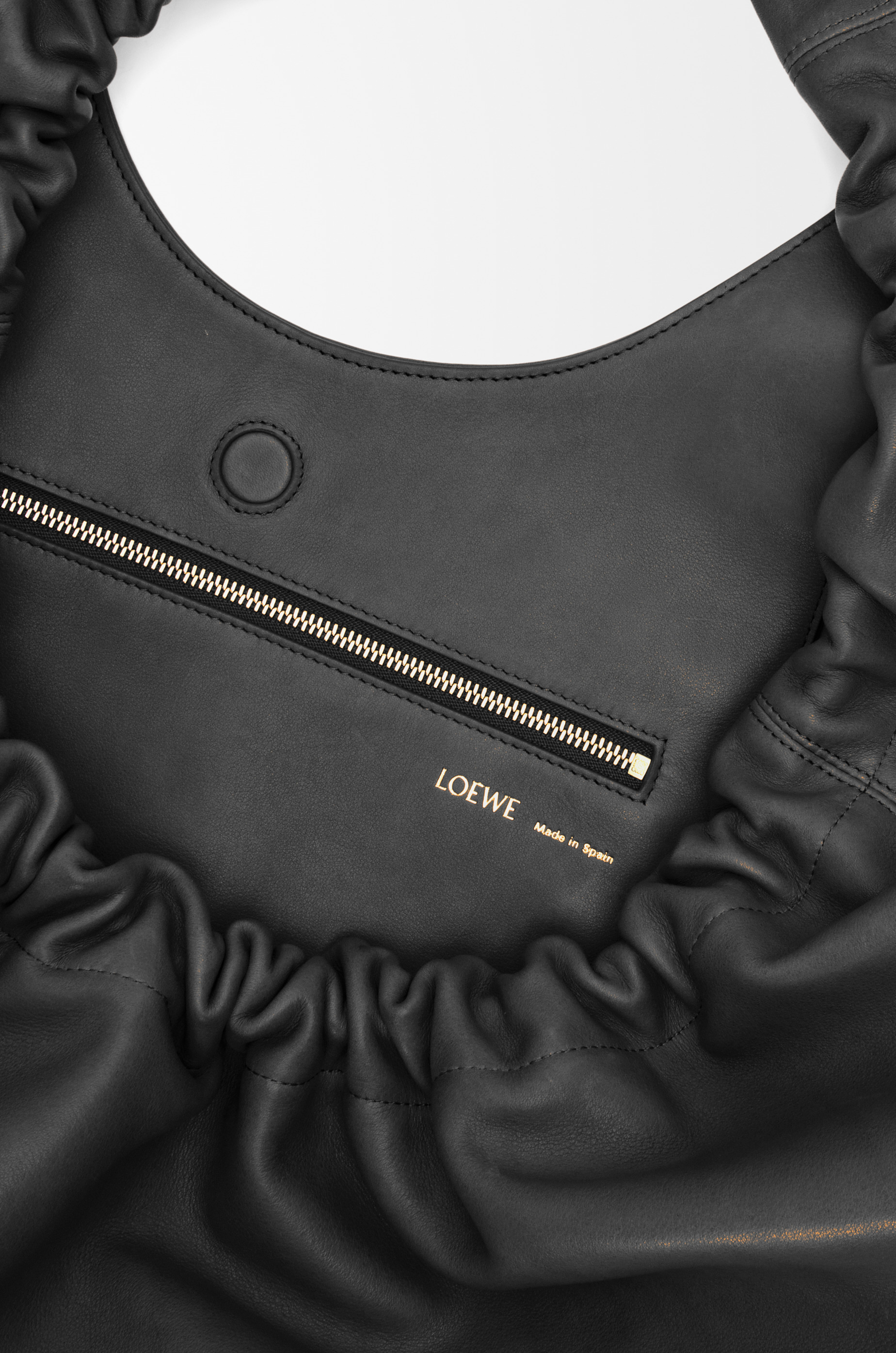 XL Squeeze bag in natural calfskin - 6