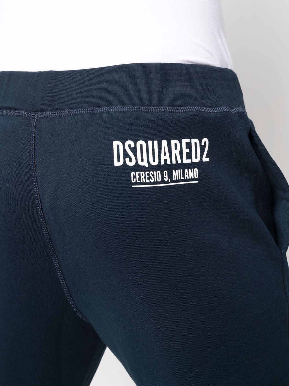 logo-print cotton sweatpants - 5