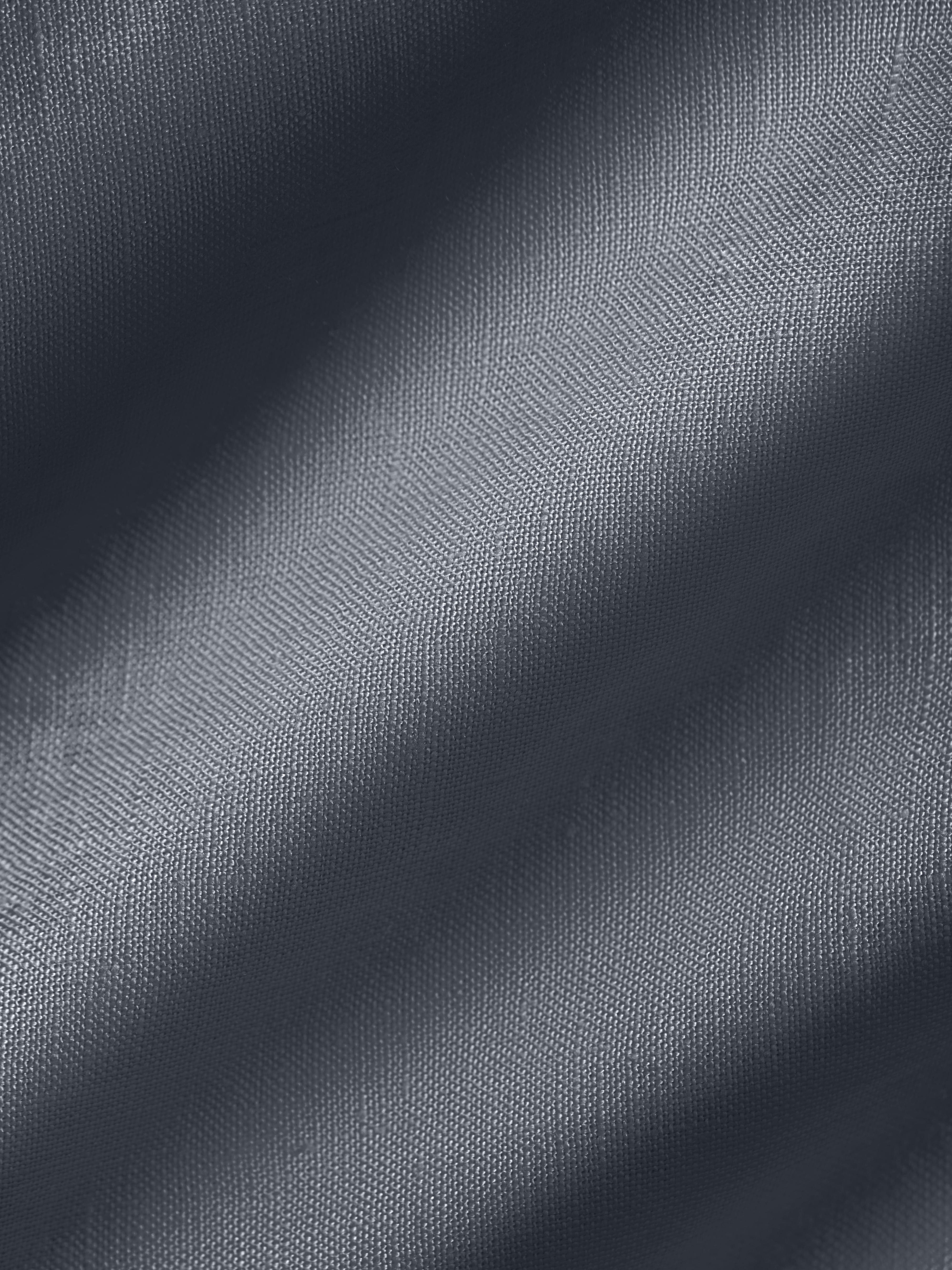 Womens DNA Linen Camp Collar Shirt - Atmosphere Grey - 4