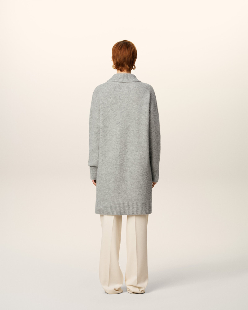 GREY ALPACA AMI POLO DRESS 5