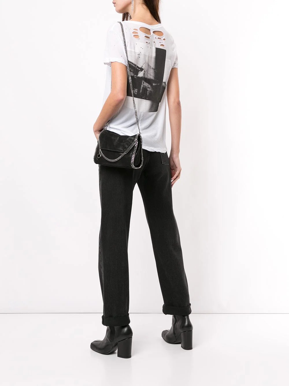 distressed UNR print T-shirt - 2