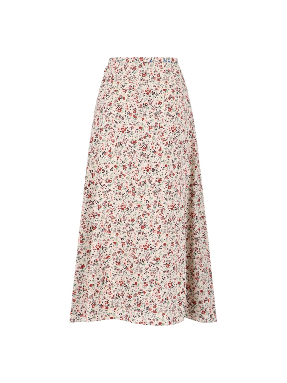 SILK MIDI SKIRT - 3