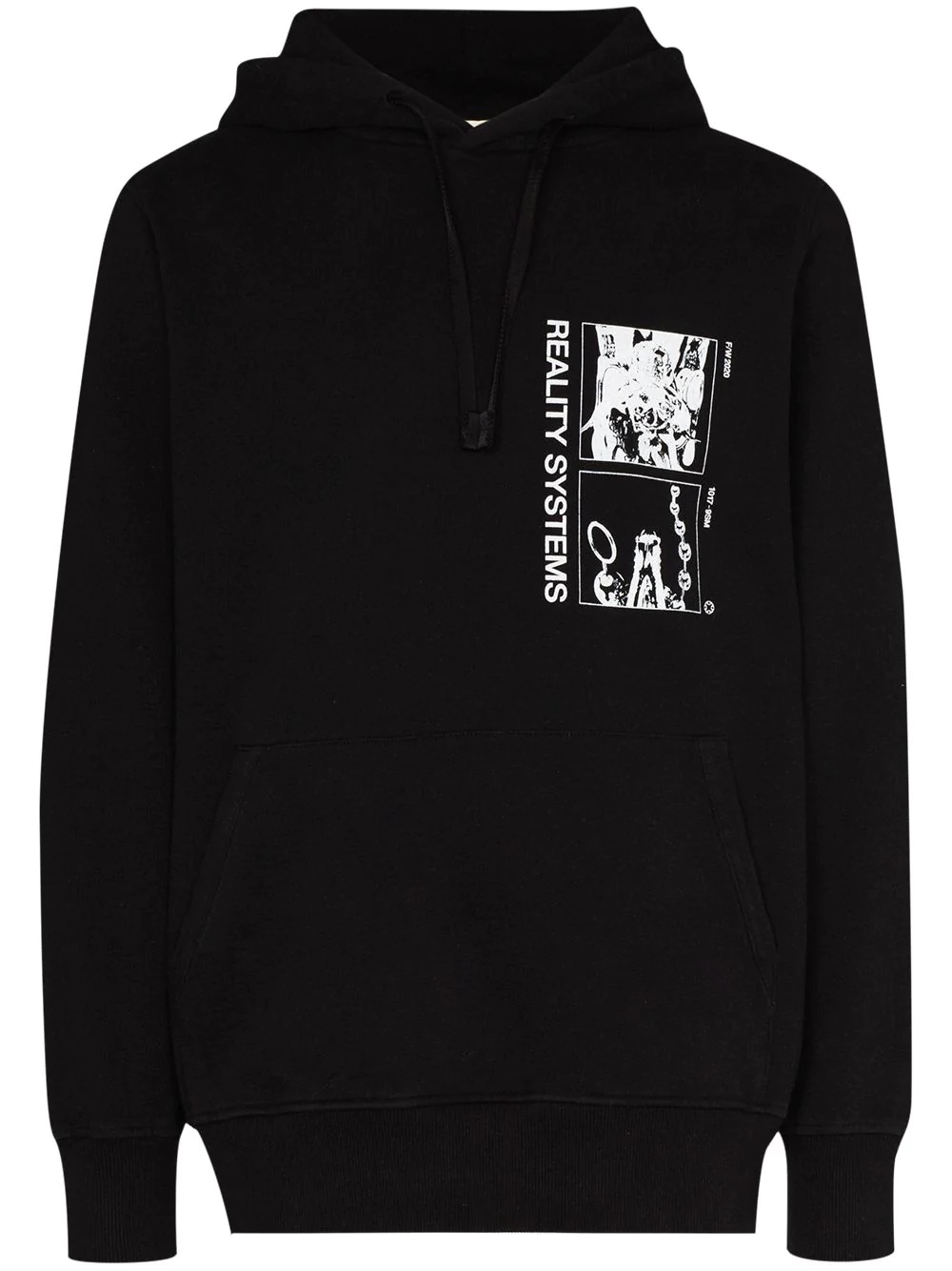 graphic printed hoodie - 1