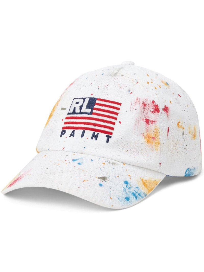 spray-paint effect cotton cap 1