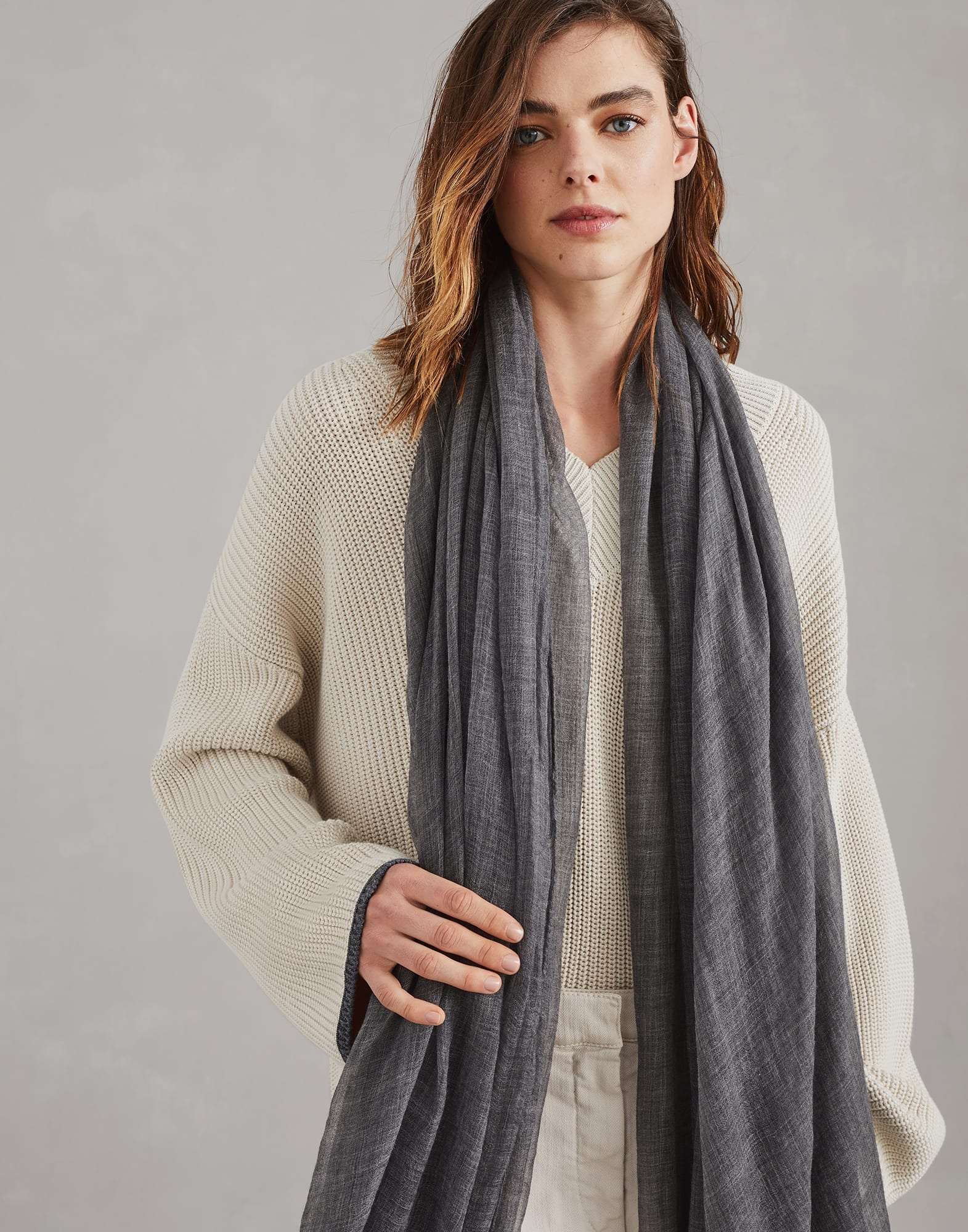 Cashmere scarf - 4