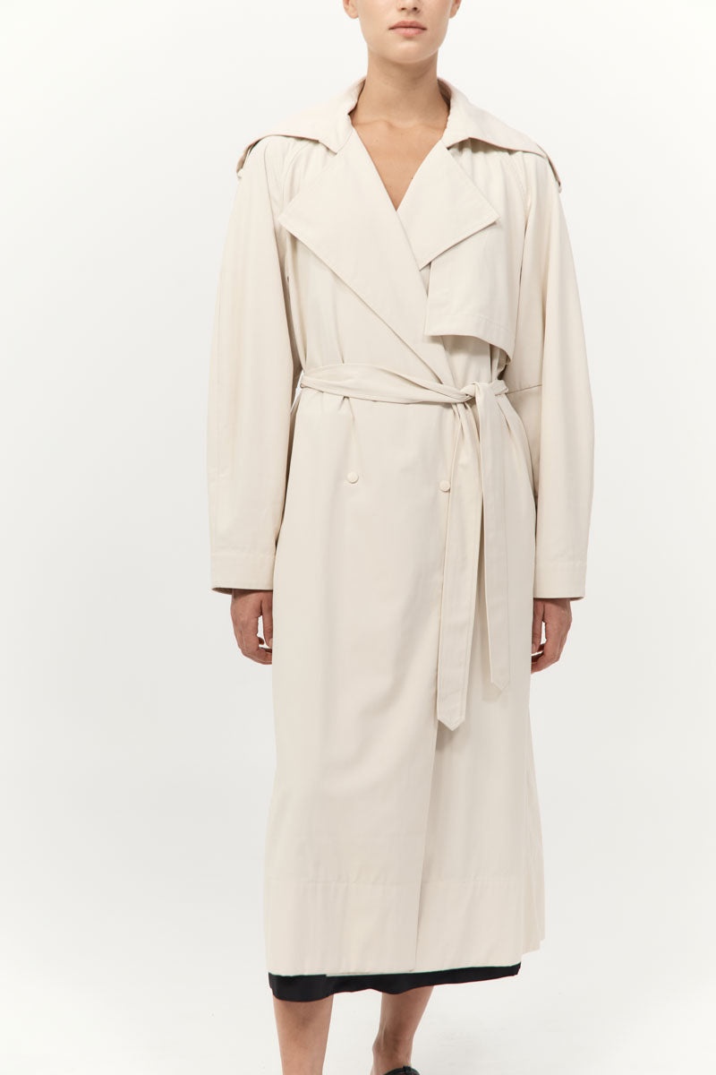 Relaxed Trench - Putty - 7