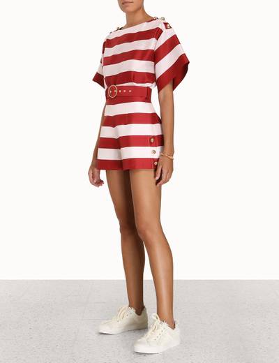 Zimmermann WONDERLAND STRIPED SHORT outlook