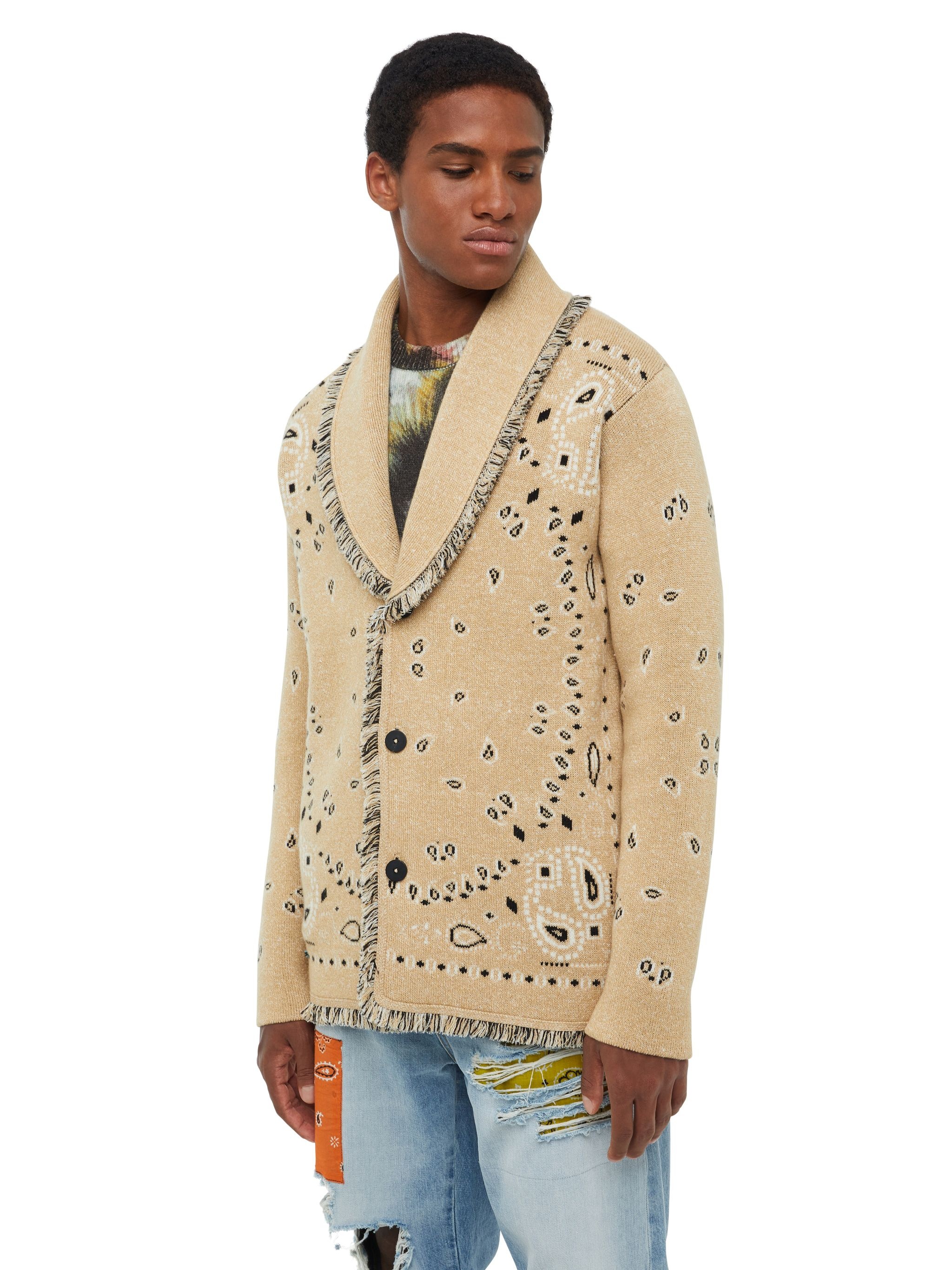 Bandana Jacquard Cardigan - 7