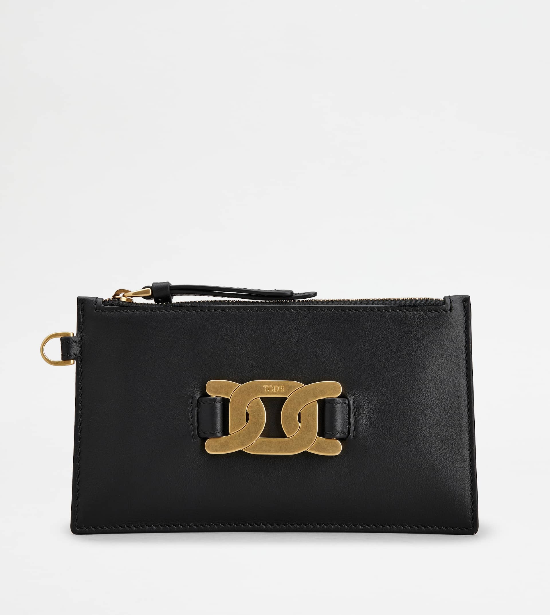 KATE POUCH IN LEATHER SMALL - BLACK - 1