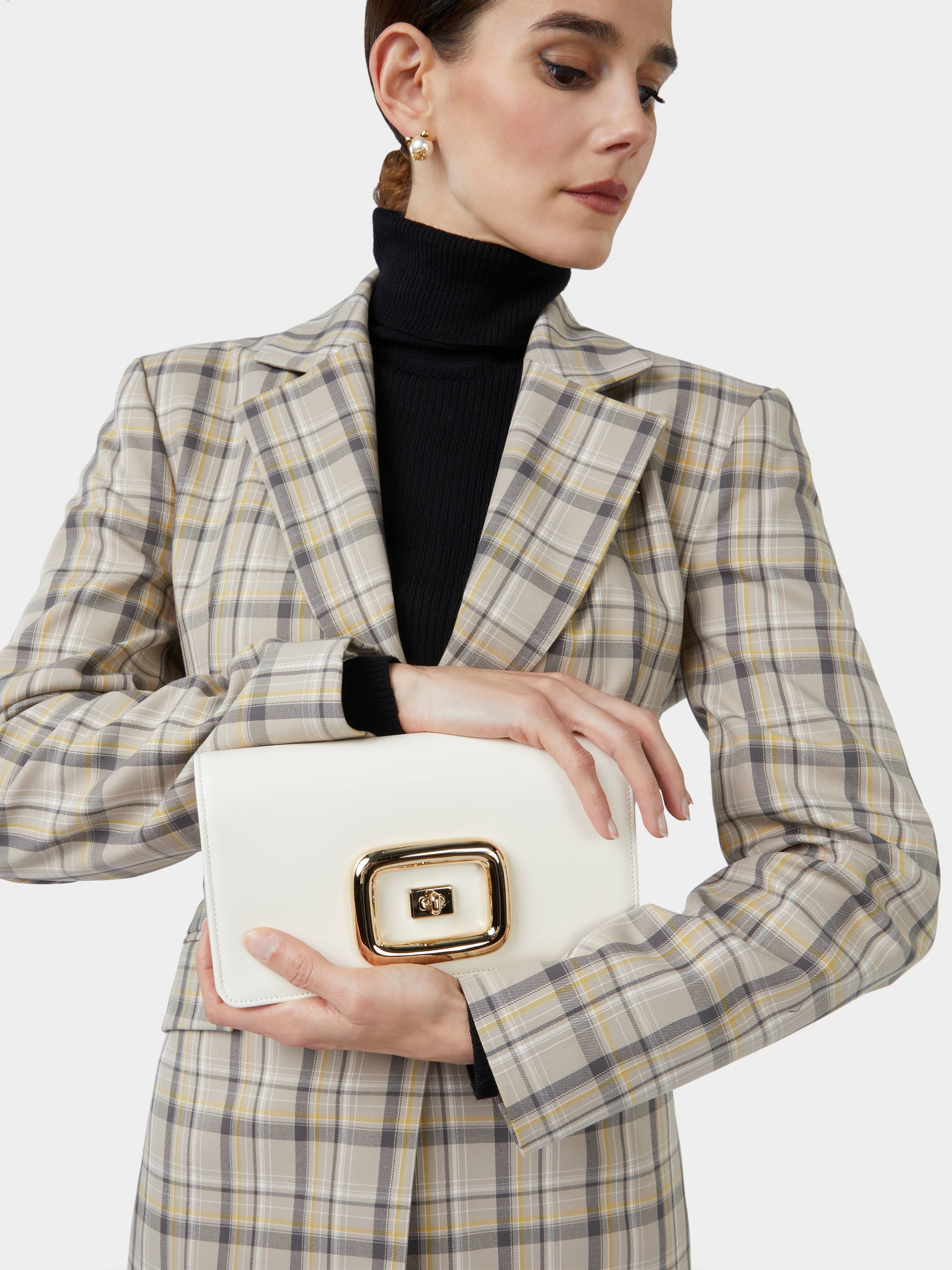Viv' Choc Mini Bag in Leather - 8