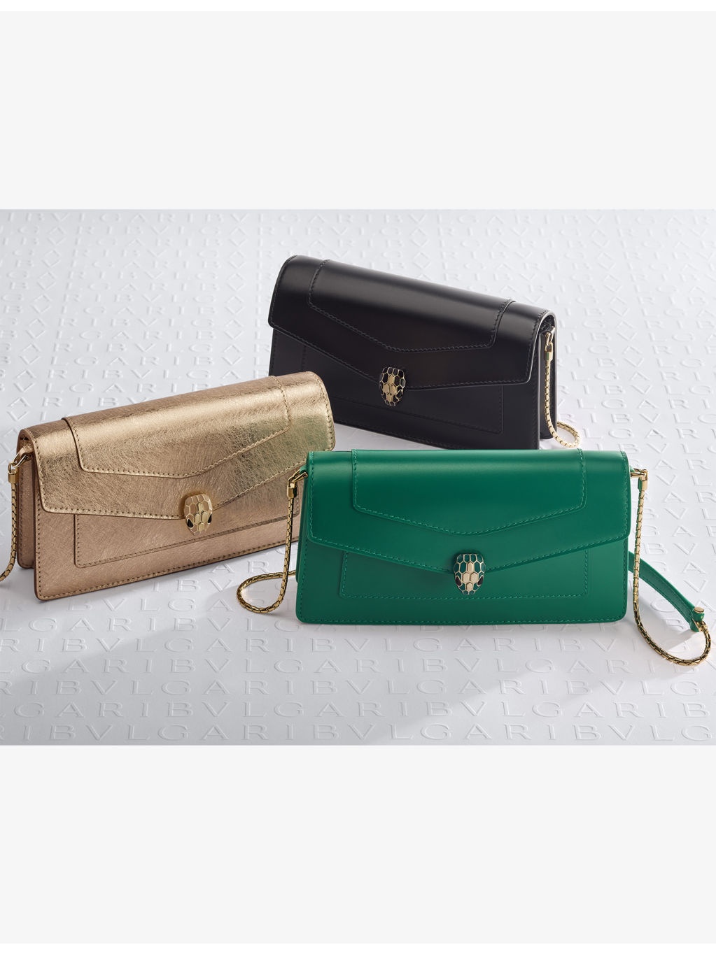 Serpenti Forever Chain Leather Pochette - 5