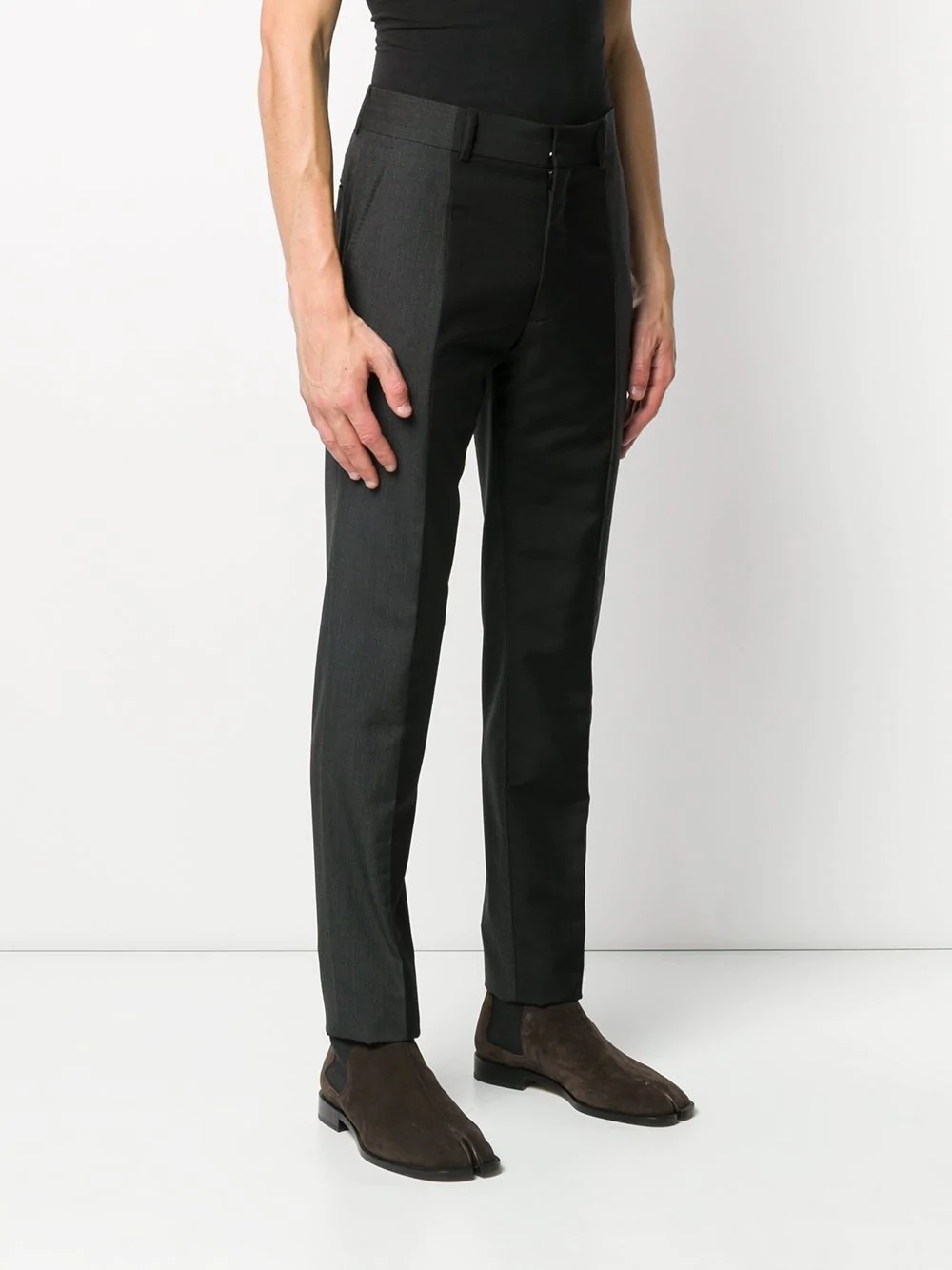 panelled tailored trousers - 3