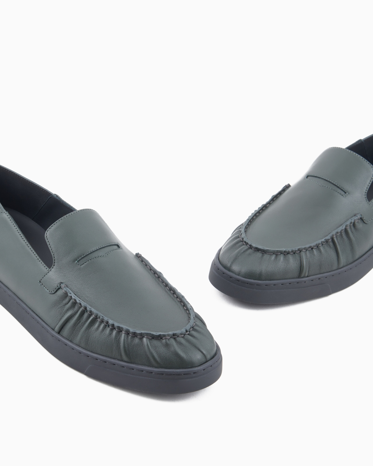 NAPPA-LEATHER SLIP-ONS - 5