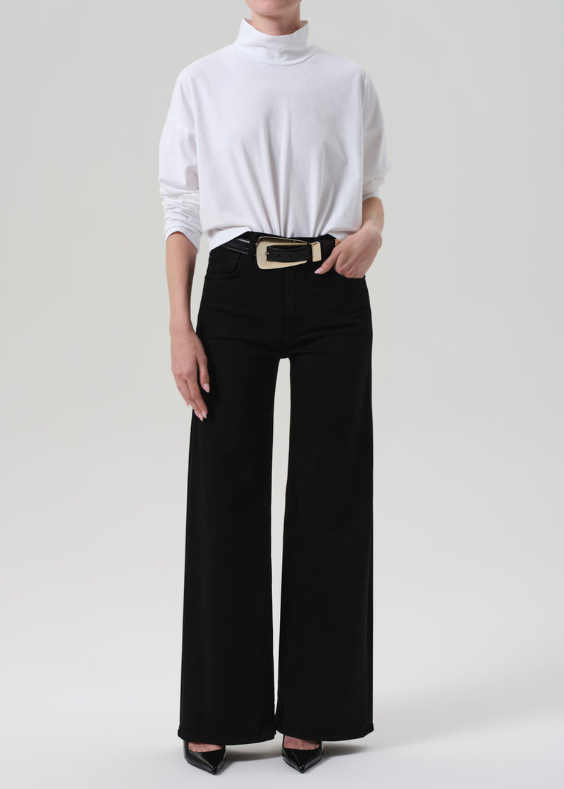 Citizens of Humanity Lyra Long Wide Leg
In Plush Black outlook
