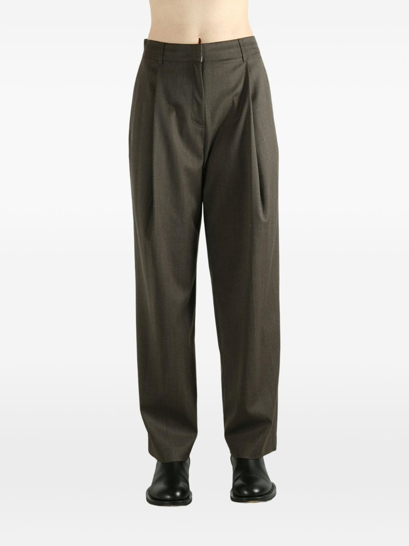 AMOMENTO pleated-detail trousers outlook