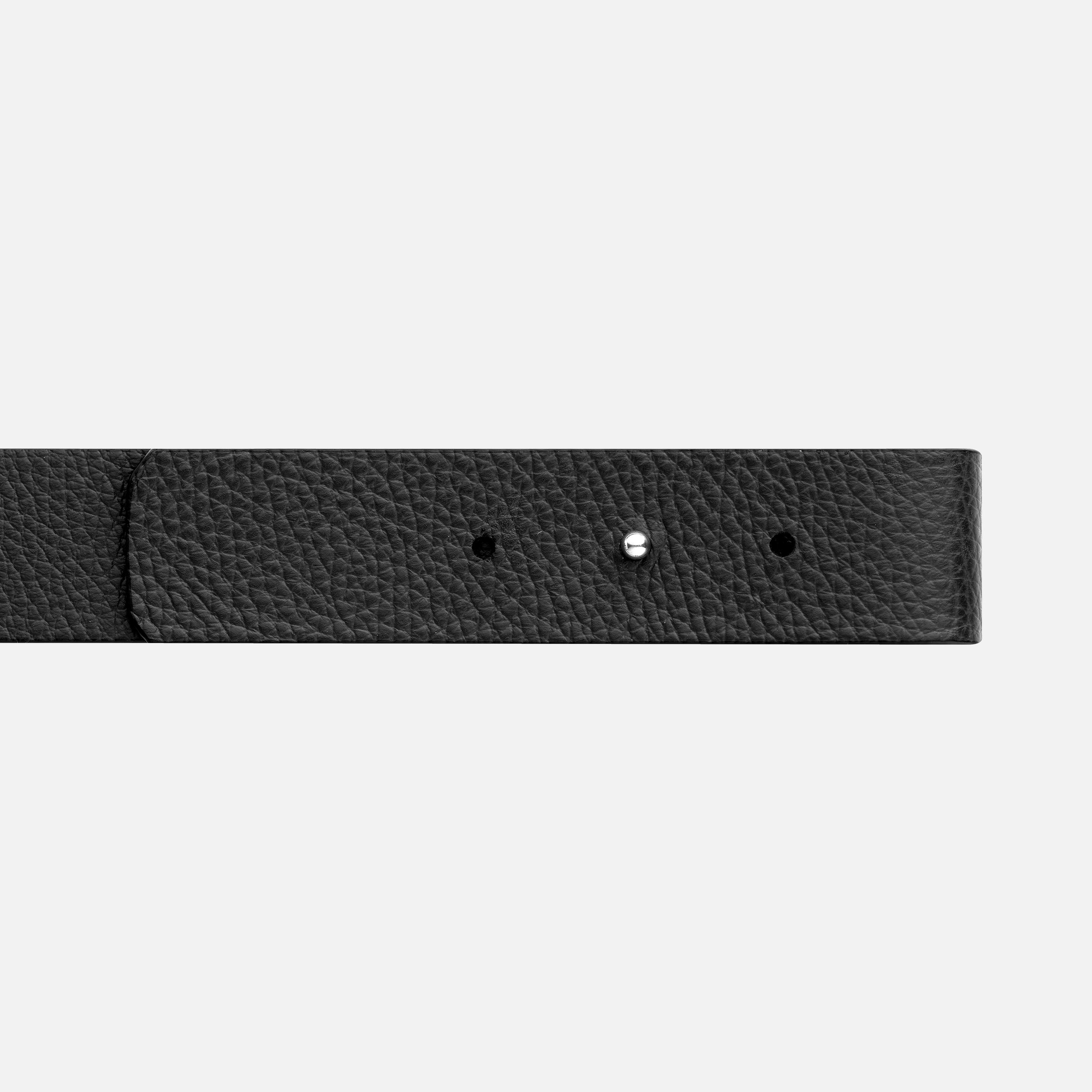M LOCK 4810 buckle grainy black 35 mm leather belt - 5