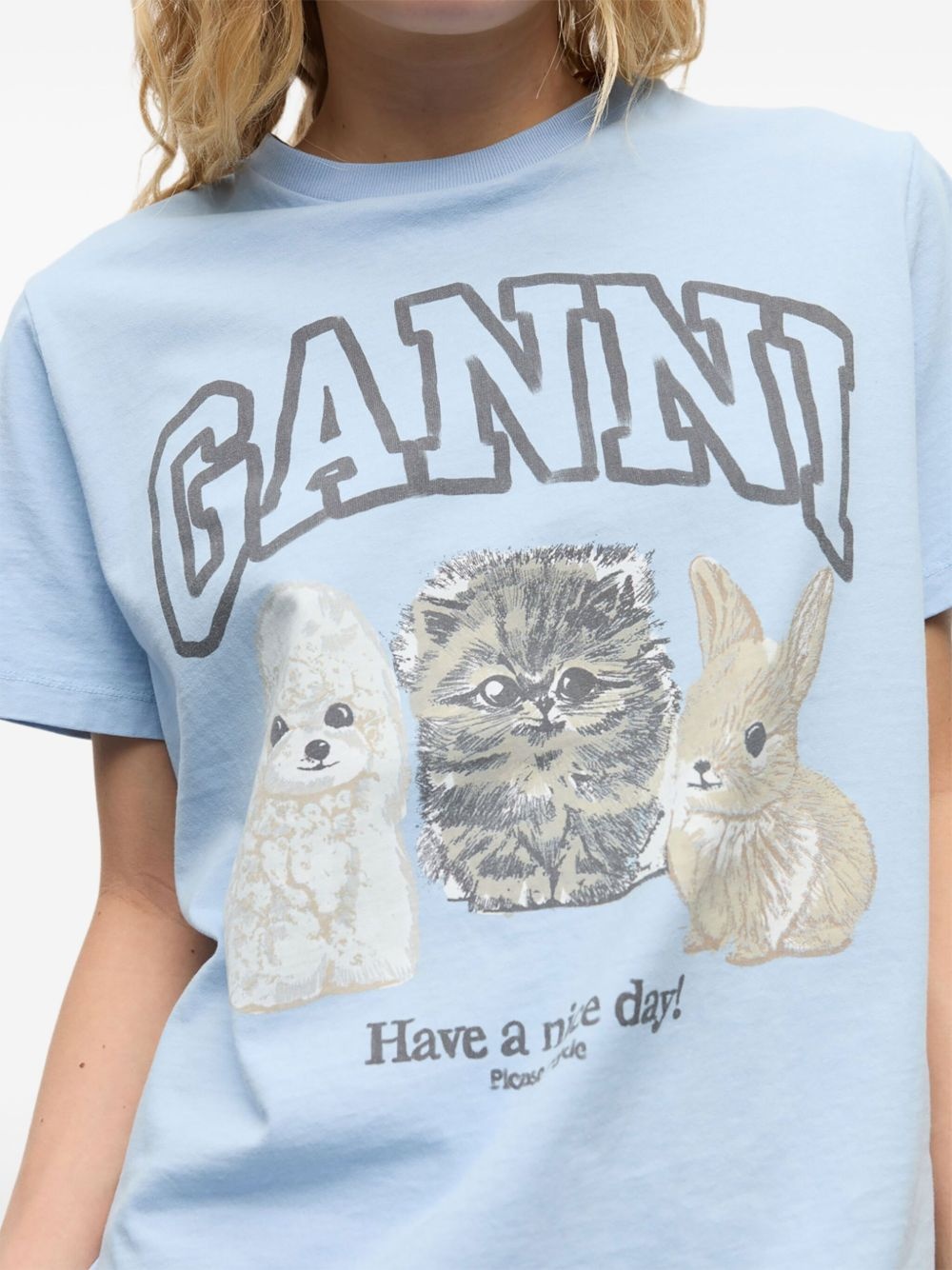 logo-print T-shirt - 5