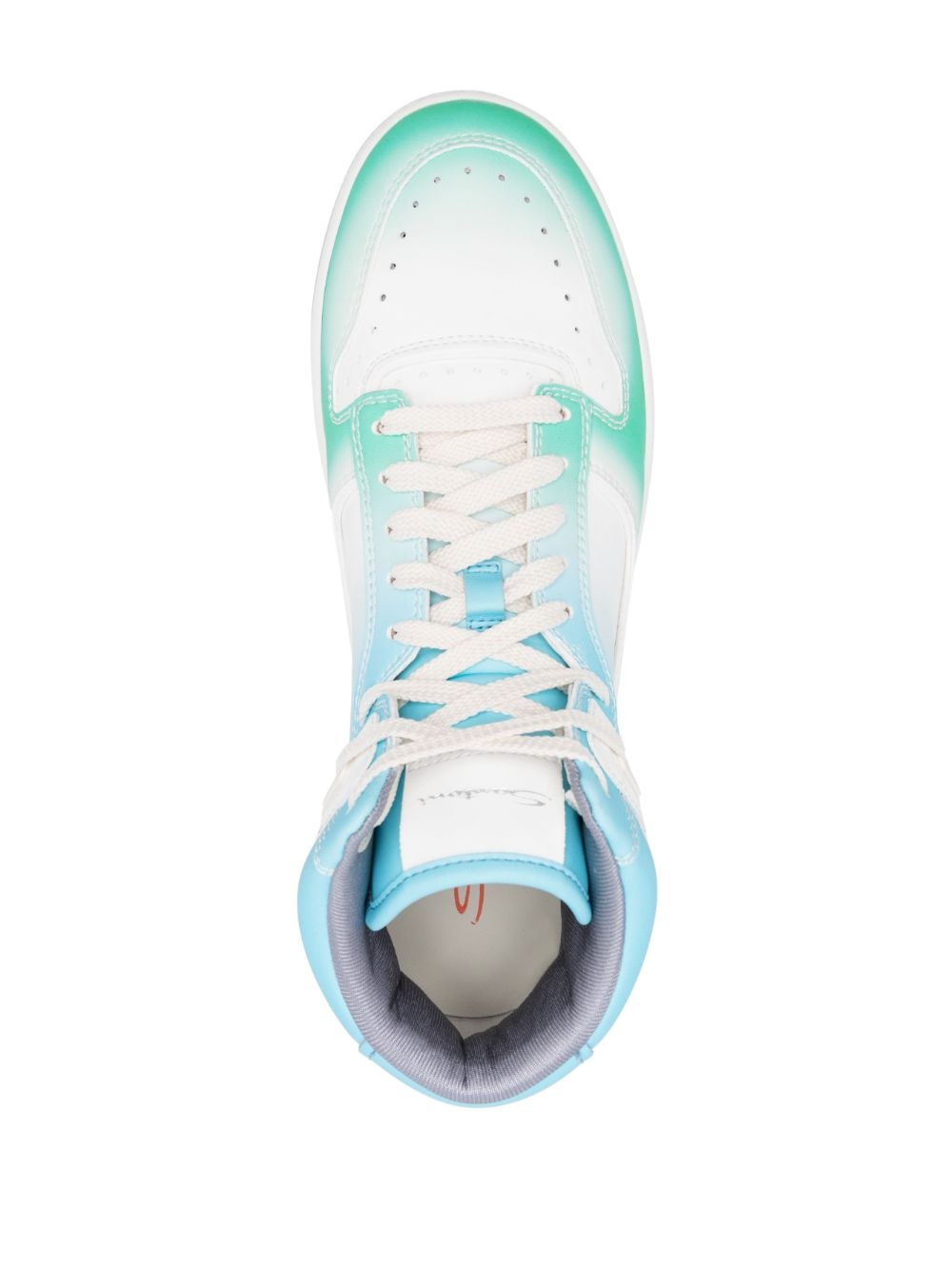 logo-print hi-top sneakers - 4