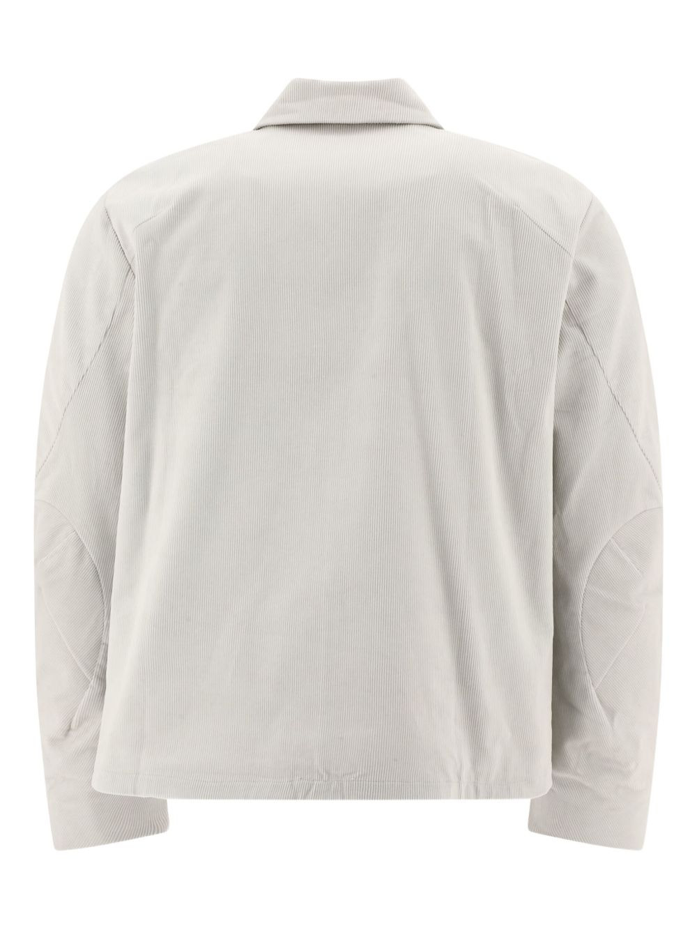 corduroy zip-front shirt jacket - 3