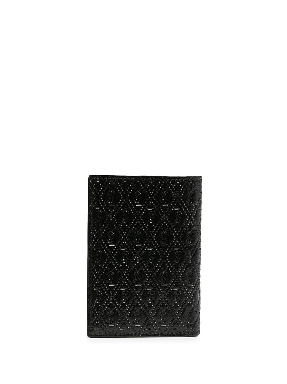 perforated leather cardholder - 2