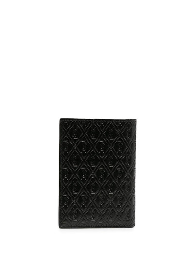 SAINT LAURENT perforated leather cardholder outlook