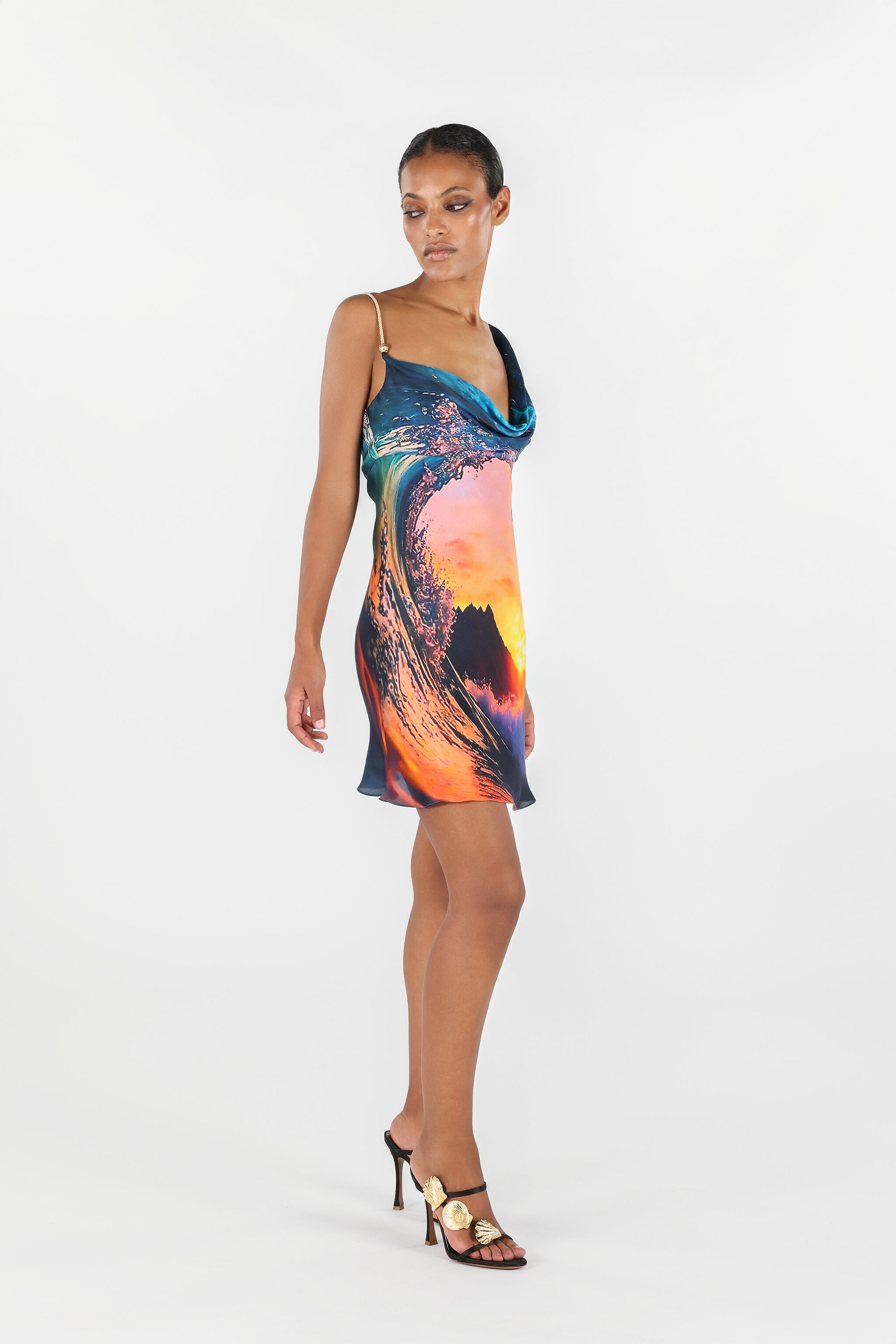 Itaca Print Silk Mini Dress - 3