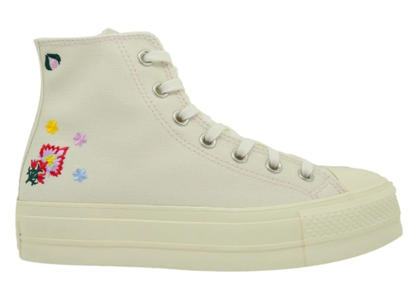 Converse Chuck Taylor All-Star Hi Lift Egret Floral Embroidery (W) - 1