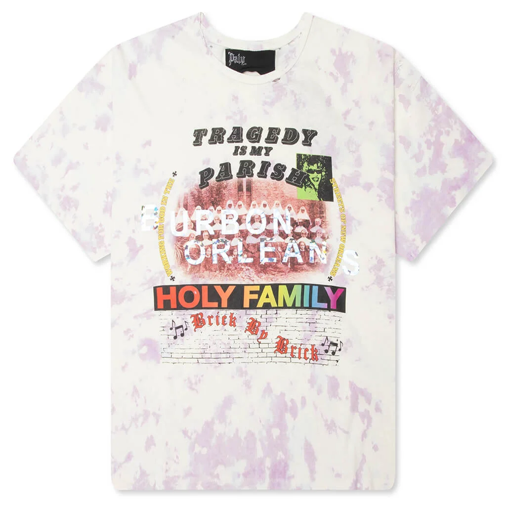 HOLY FAMILY TIE DYE TEE - TIE DYE - 1