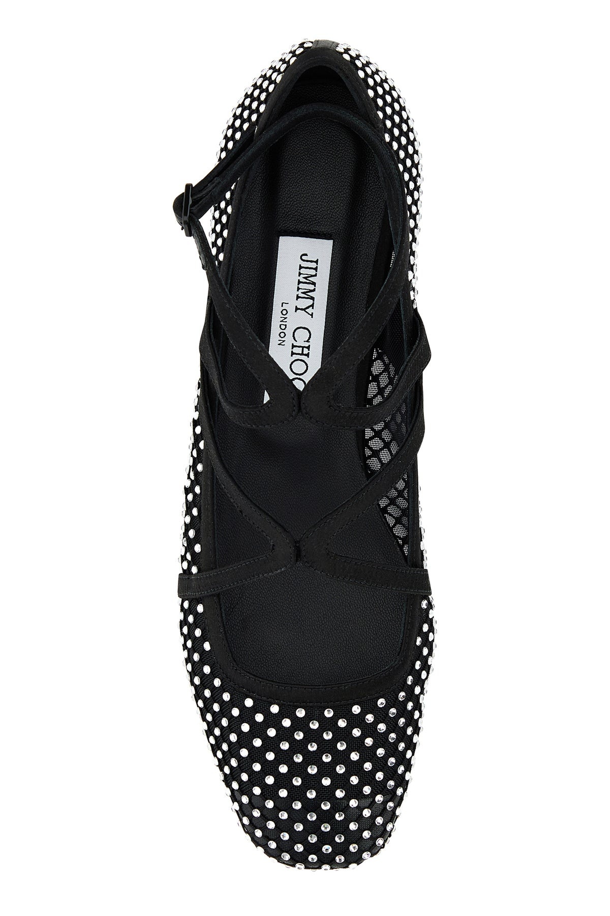 Embellished mesh Astoria ballerinas - 4