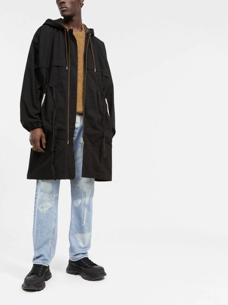 Acne Studios oversized hooded parka outlook