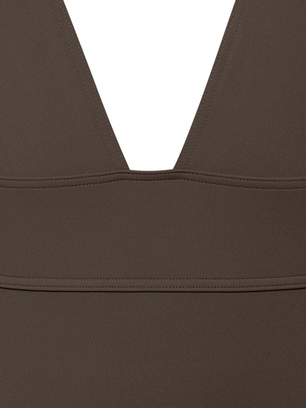 Pigment V-neck swimsuit - 3