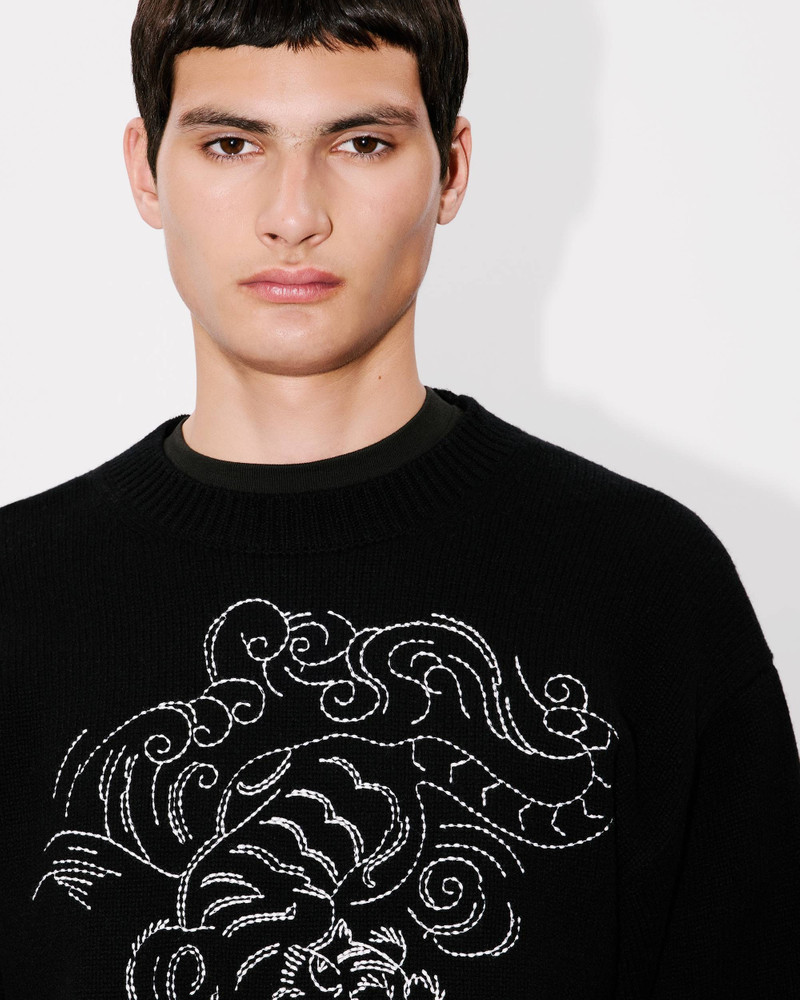 'KENZO Star Tiger' genderless embroidered wool jumper 11