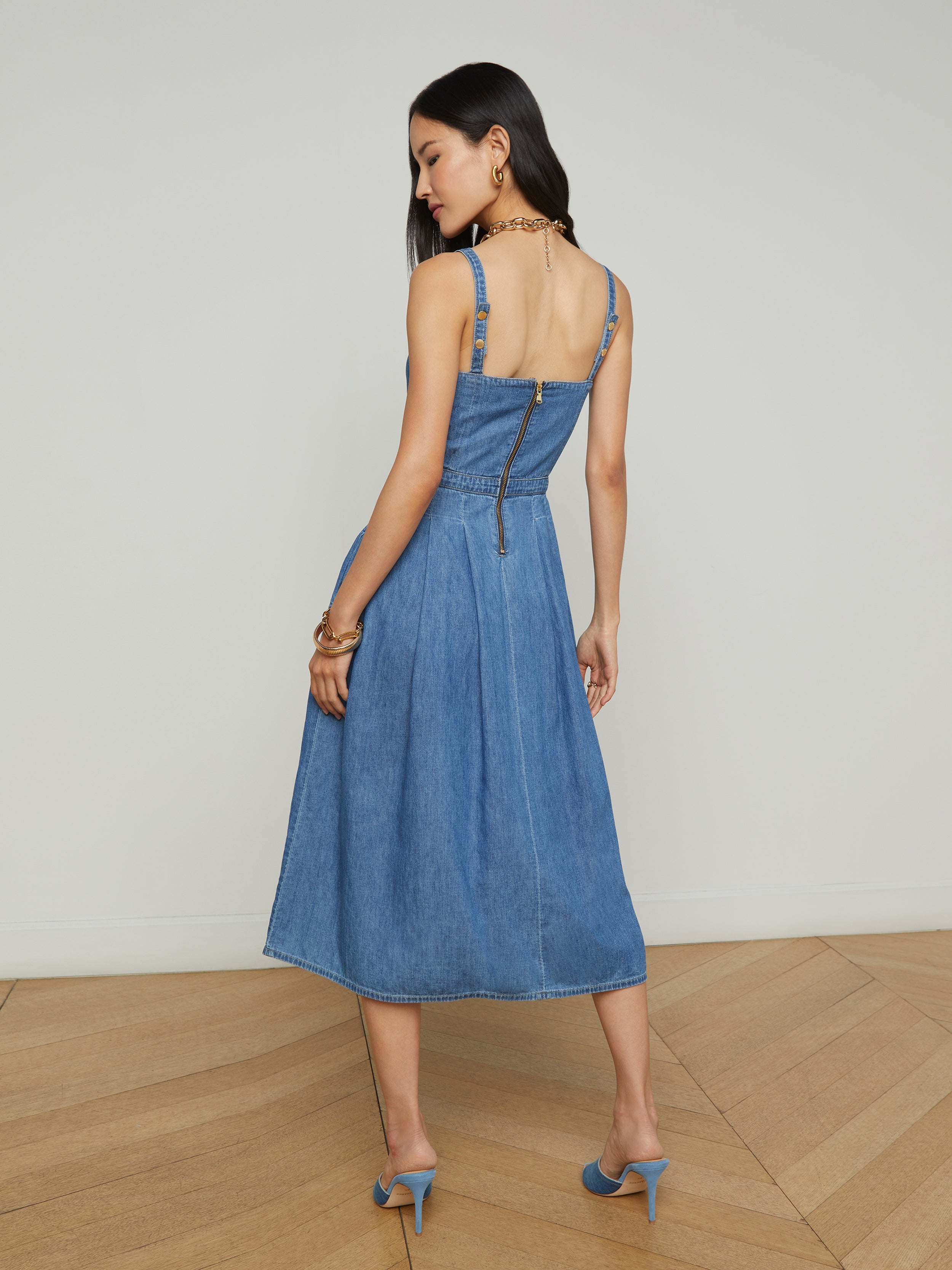 Esmeralda Chambray Dress - 4