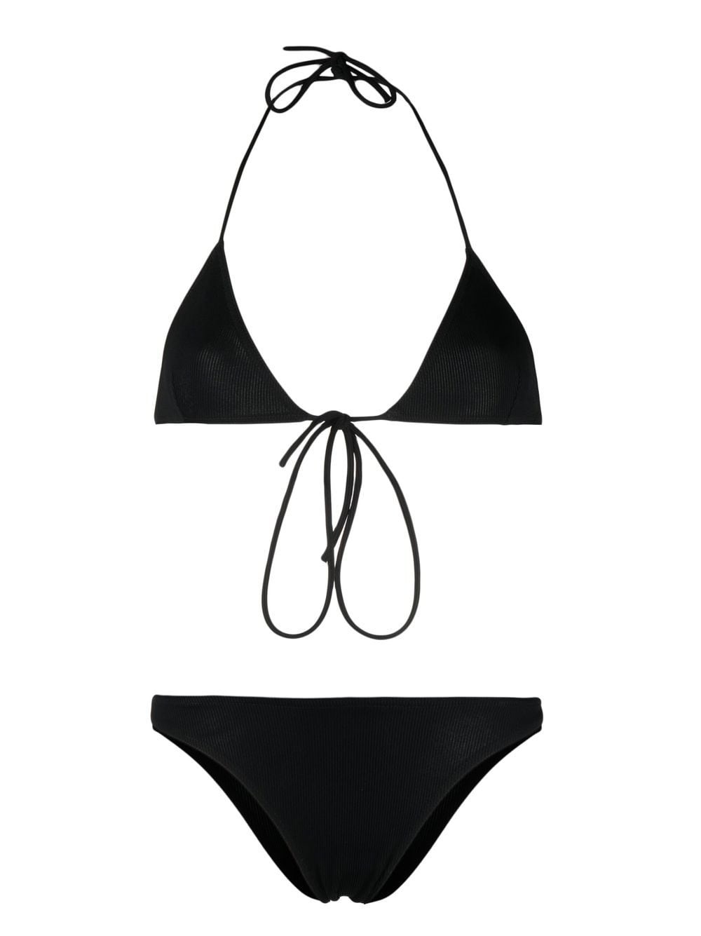 ribbed-knit bikini - 1