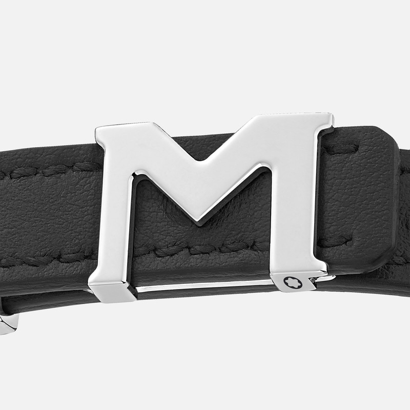 Montblanc Montblanc M Logo Bracelet Black outlook
