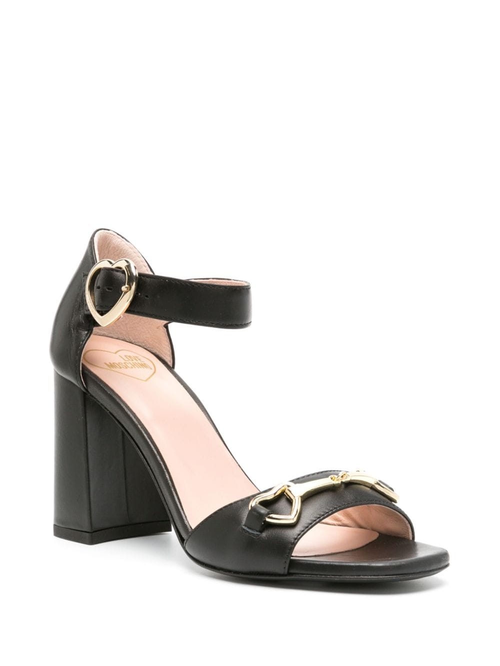 85mm logo-engraved leather sandals - 2