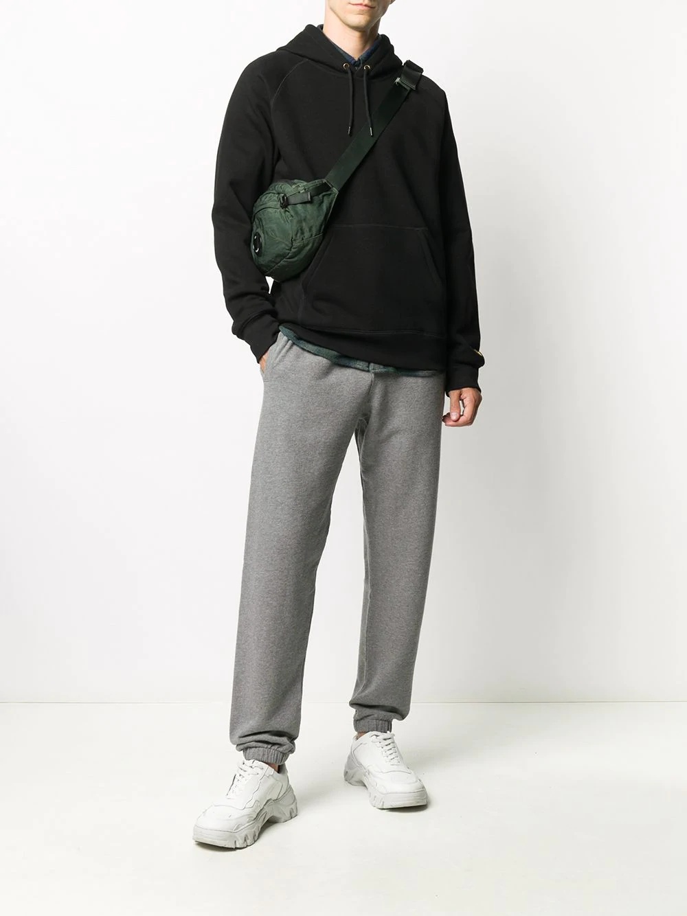 Pocket logo patch track pants - 2