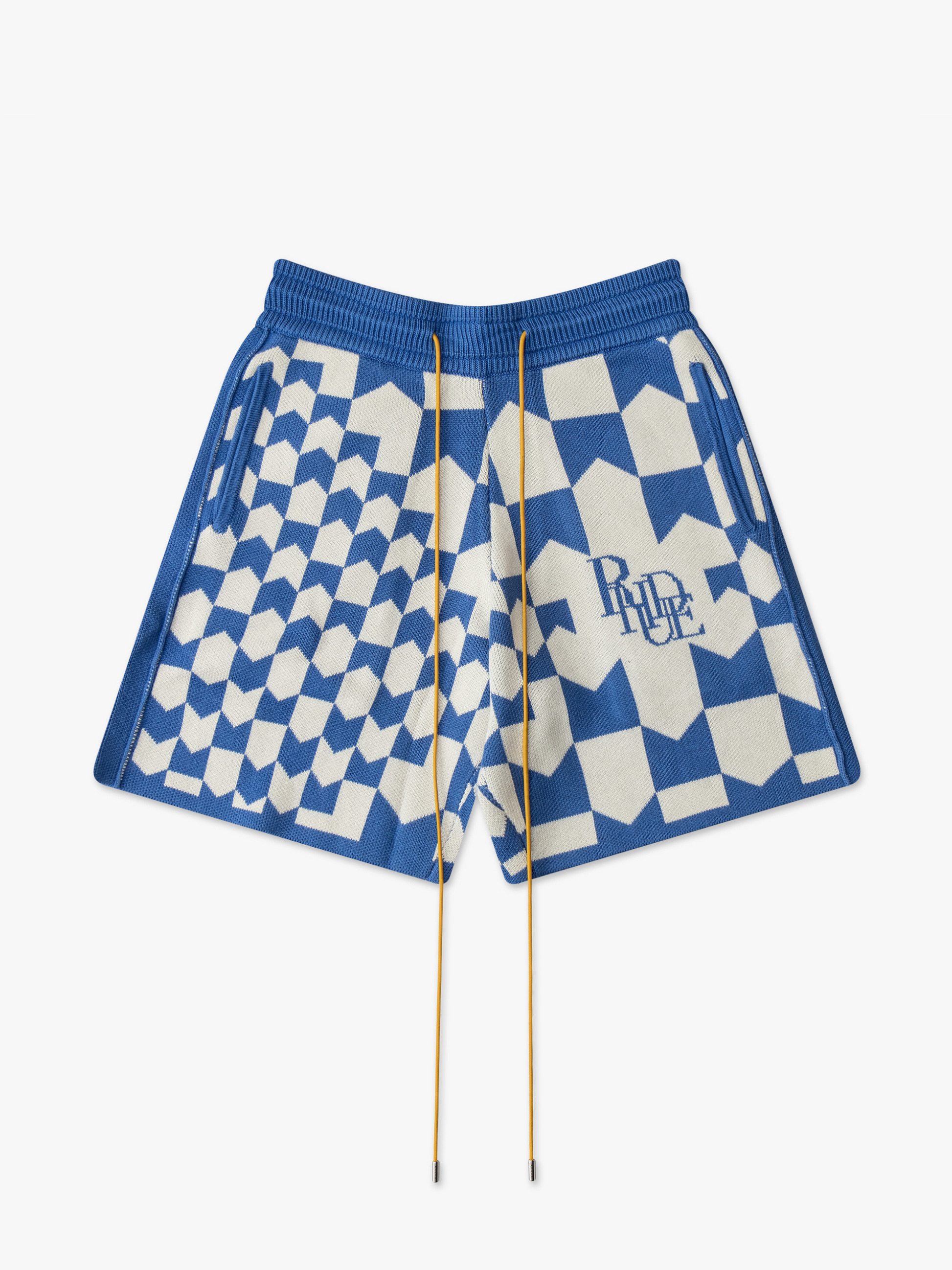 RHACING CHECKERED KNIT SHORT - 1
